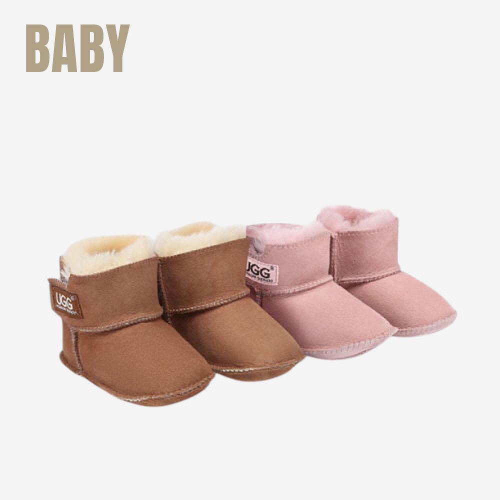 EVER UGG 에버어그 벨크로 베이비 부츠 ( 박스 포함 / 고무 밑창 )